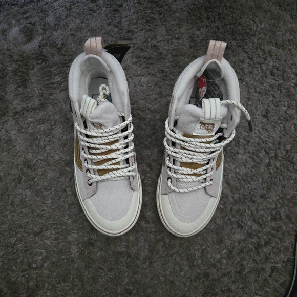 Vans Sk8 Hi Mte 2 Hiking Boots Suede Women Size 5.5 Elements Marshmallow 022026 - Picture 2 of 7